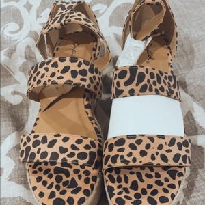 Cheetah sandals